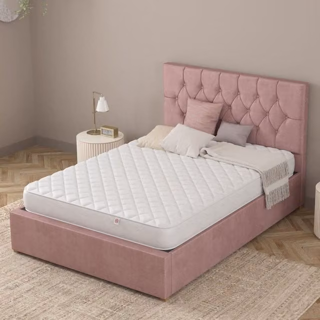 Catherine Lansfield Air Pure Breathable Bonnell Spring Mattress, White, W: 120 cm, D: 200 cm