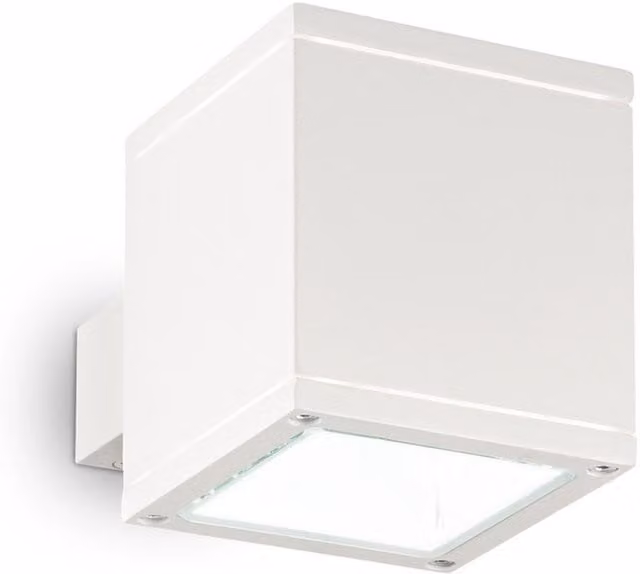 Ideal Lux Snif Square Up and Down Outdoor Wall Light in White