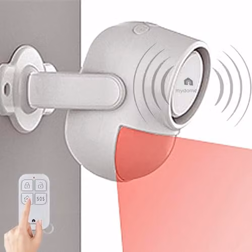 Mydome Battery Operated Motion Sensor Alarm in White