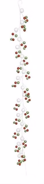 KDMD Candy Land Bauble Garland, Multicolour Christmas Hanging Decoration, 180cm