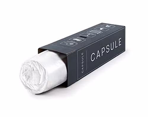 Julian Bowen Capsule Reflex Roll-Up Mattress in White, W/D/H: 140 x 200 x 18 cm