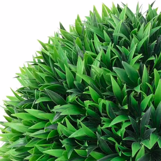 Berkfield Home Lush Artificial Boxwood Balls, 2 Pack, Green, Diameter: 38 cm