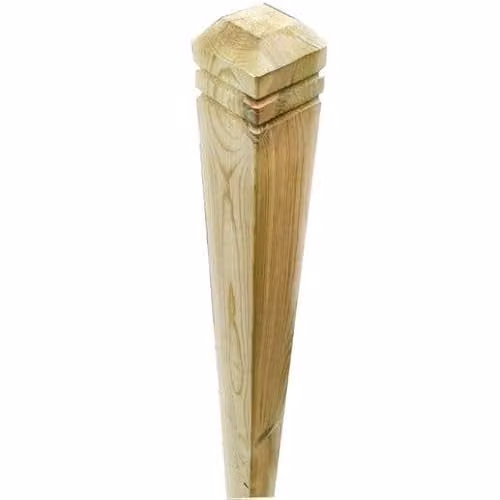 Snowdon Treated Timber Newel Post, Natural Brown, W/D/H: 8.2 x 8.2 x 150 cm