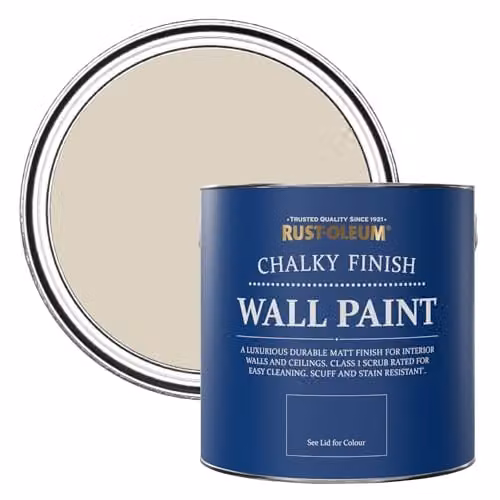 Rust-Oleum Chalky Matt Wall Paint in Brown/Beige, 2.5L