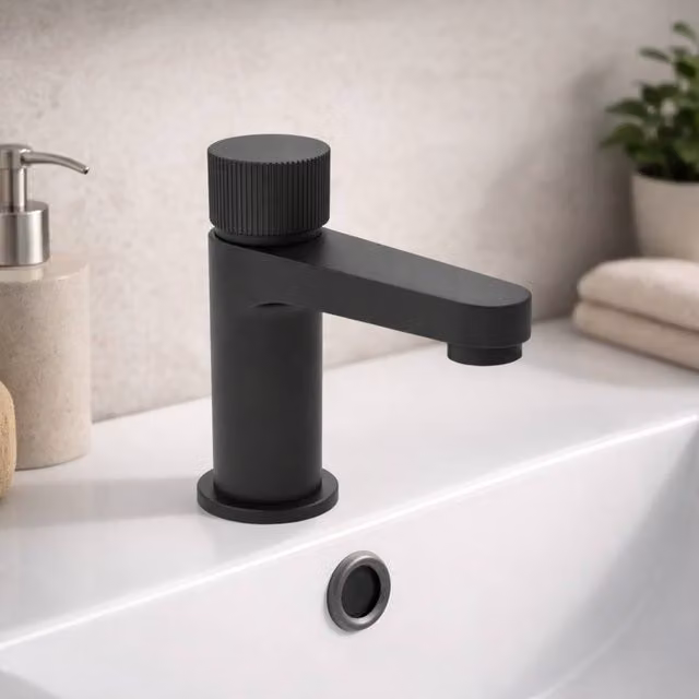 Bathroom Kingdom Koko Matt Black Mini Basin Mixer Tap