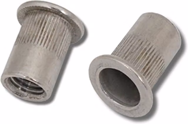 JRP M8 x 18.5 A4 Stainless Steel Rivet Nuts, Grey (JRPRNSS4FH0835)