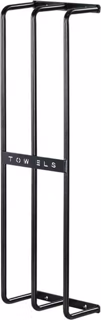 SPETLEK 3 Bar Wall Mounted Metal Towel Rack in Black