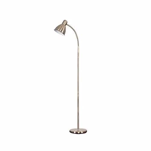 ValueLights MiniSun Modern Adjustable Gold Brass Floor Lamp